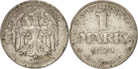 GERMANY, WEIMAR REPUBLIC Mark Coin, Muldenhütten, Silver -