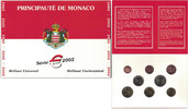 Monaco Coffret 1c. à 2€ BU, MDP -