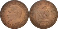 France 5 Centimes Coin, Napoleon III, Napoléon III, Bordeaux -