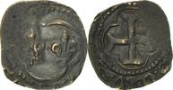 France Denier Tournois Coin, Louis XI, Châlons-en-Champagne -