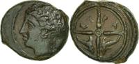 Hemilitron Coin, Sicily, Syracuse, Bronze, SNG ANS:403-414 -