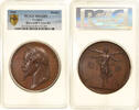 France Medal Second French Empire, Napoléon III, La Télégraphie Electrique -