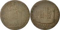 Great Britain Halfpenny Token Coin, Lincolnshire, Wainfleet -