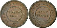 Great Britain Halfpenny Token Coin, Rose Copper Company, Birmingham -