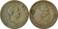 Great Britain Halfpenny Token Coin, Essex, British Copper Company -