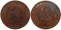 France Centime Coin, Napoleon III, Napoléon III, Bordeaux -
