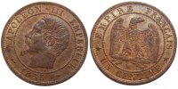 France Centime Coin, Napoleon III, Napoléon III, Marseille -
