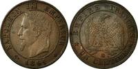France Centime Coin, Napoleon III, Napoléon III, Strasbourg -