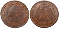 France Centime Coin, Napoleon III, Napoléon III, Bordeaux -