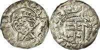 France Denarius Coin, Picardie, Soissons, Abbaye de Saint-Médard -