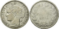 France 5 Francs Coin, Cérès, Bordeaux, Différent Ancre -