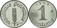 France Centime Coin, Épi, Paris, Proof, Stainless Steel -