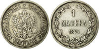 Finland Markka Coin, Nicholas II, Silver, KM:3.2 -