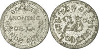 Comoros 25 Centimes Coin, Société Anonyme de la Grande Comore -