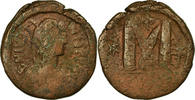 Follis Coin, Justin I, Constantinople, Copper, Sear:62 -