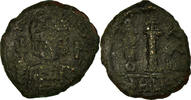 Decanummium Coin, Justinian I, Antioch, Copper, Sear:237 -
