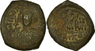 Follis Coin, Maurice Tiberius, Nicomedia, Copper, Sear:512 -