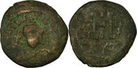 Follis Coin, Maurice Tiberius, Kyzikos, Copper, Sear:518 -