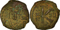 Half Follis Coin, Maurice Tiberius, Antioch, Copper -