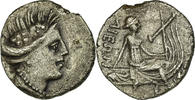 Diobol Coin, Euboia, Histiaia, Silver -