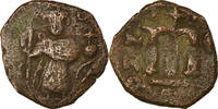 Follis Coin, Constans II, Constantinople, Copper -