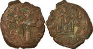 Follis Coin, Constans II, Constantinople, Copper -