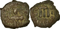 Follis Coin, Constans II, Constantinople, Copper -