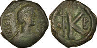 Half Follis Coin, Justin I, Nicomedia, Copper, Sear:90 -