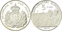 San Marino 5 Euro European Discoveries, Silver, KM:501 -