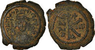 Half Follis Coin, Maurice Tiberius, Antioch, Bronze -