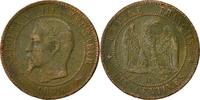 France 10 Centimes Coin, Napoleon III, Napoléon III, Lyons -
