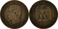France 5 Centimes Coin, Napoleon III, Napoléon III, Strasbourg -