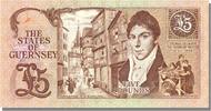 Guernsey 5 Pounds Banknote, KM:53a -