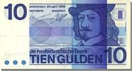 Netherlands 10 Gulden Banknote, KM:91b -