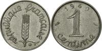France Centime Coin, Épi, Paris, Stainless Steel, KM:928, Le -
