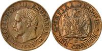 France 5 Centimes Coin, Napoleon III, Napoléon III, Rouen -