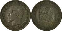 France 5 Centimes Coin, Napoleon III, Napoléon III, Paris -