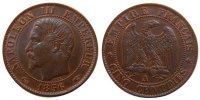 France 5 Centimes Coin, Napoleon III, Napoléon III, Paris -
