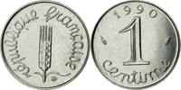 France Centime Coin, Épi, Paris, Stainless Steel, KM:928, Le -