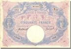 France 50 Francs Banknote, 50 F 1889-1927 ''Bleu et Rose'', 1914-04-20 -