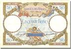 France 50 Francs Banknote, 50 F 1927-1934 ''Luc Olivier Merson'' -