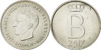 Belgium 250 Francs, 250 Frank Silver, KM:157.1 -
