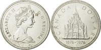 Canada Dollar coin, Elizabeth II, Royal Canadian Mint, Ottawa -