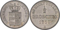 German States 1/2 Groschen Coin, OLDENBURG, Nicolaus Friedrich Peter -