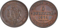 German States 5 Pfennig Coin, SAXONY-ALBERTINE, Johann, Dresde -