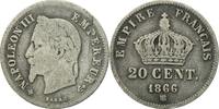 France 20 Centimes Coin, Napoleon III, Napoléon III, Strasbourg -