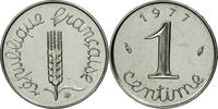 France Centime Coin, Épi, Paris, Stainless Steel, KM:928 -