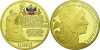 France Medal Marianne, La Marseillaise, Copper Gilt -