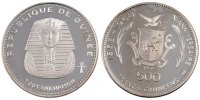 Guinea 500 Francs Coin, Silver, KM:27 -