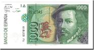 Spain 1000 Pesetas Banknote, 1992-10-12, KM:163 -